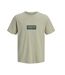 T-Shirt vert homme jack & jones greene-1