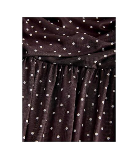 Ensemble Robe Longue Motif/style À Pois Femme Marron JJXX