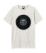 Unisex Adult Live Forever  T-shirt Vintage White Oasis-1
