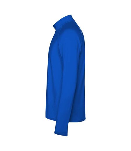 Mens estambul quarter zip long-sleeved sweatshirt royal blue Roly