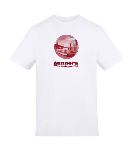T-shirt Budapest Homme Blanc AWD