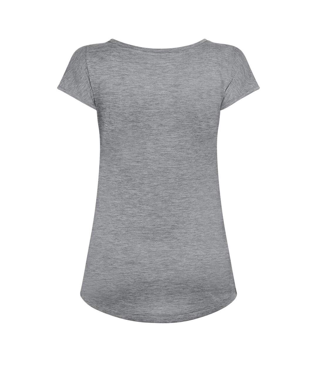 T-shirt Puez Femme Gris Chiné Chiné Salewa-2