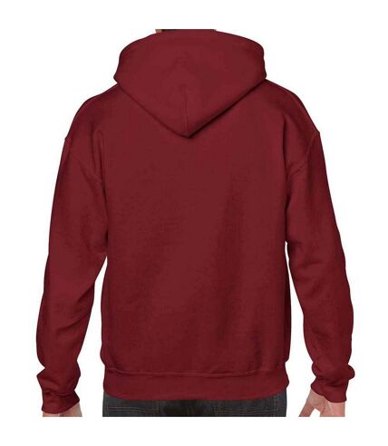 Unisex adult heavy blend hoodie garnet Gildan