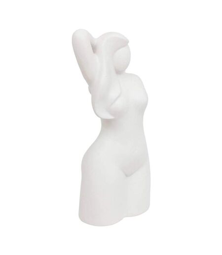 Statuette Femme en Céramique Soleya 28cm Blanc