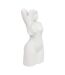 Statuette Femme en Céramique Soleya 28cm Blanc-1