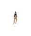 Womens/ladies Colour Block Joggers Cement Lacoste-1