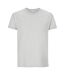 Mens imperial heavyweight short sleeve t-shirt pure grey SOLS