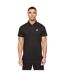 Mens henychill polo and shorts set black Henleys-1