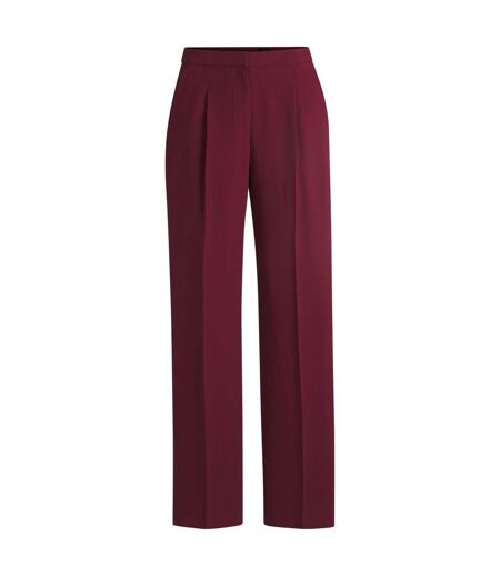 Womens/ladies Tozera Regular Trousers Red Boss