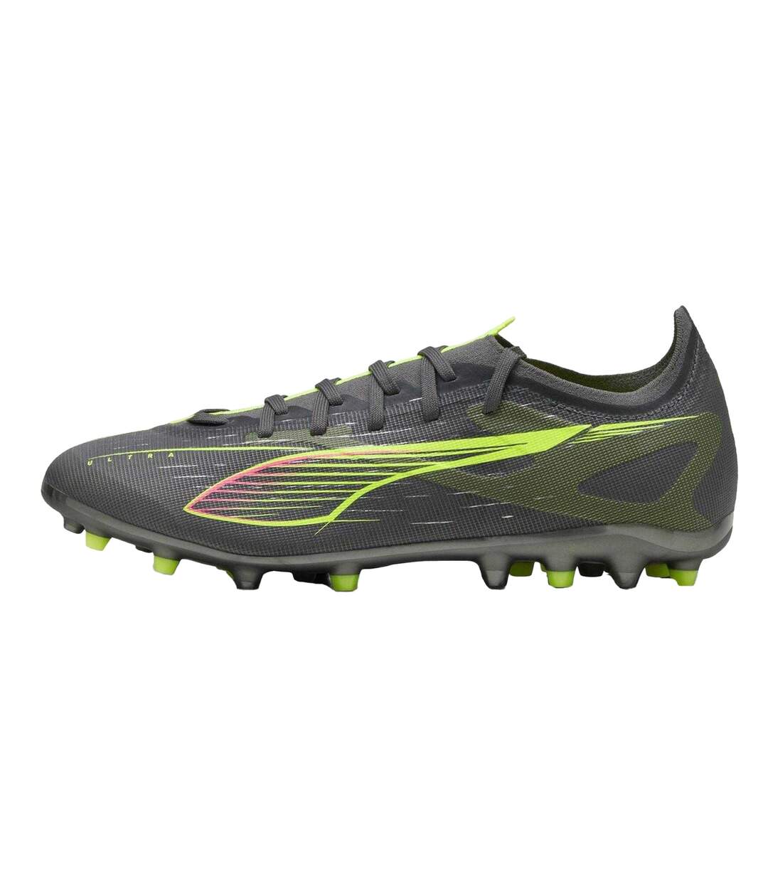Mens Ultra 5 Match Firm Ground Football Boots Matted Silver Puma-2