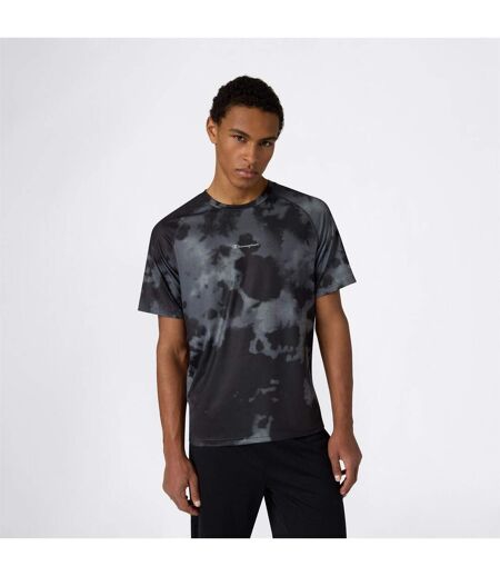 Mens Tie Dye Performance T-shirt Black Champion