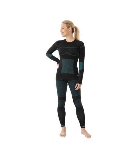 Ensemble Thermique Ilsa Femme Noir Vert Viking