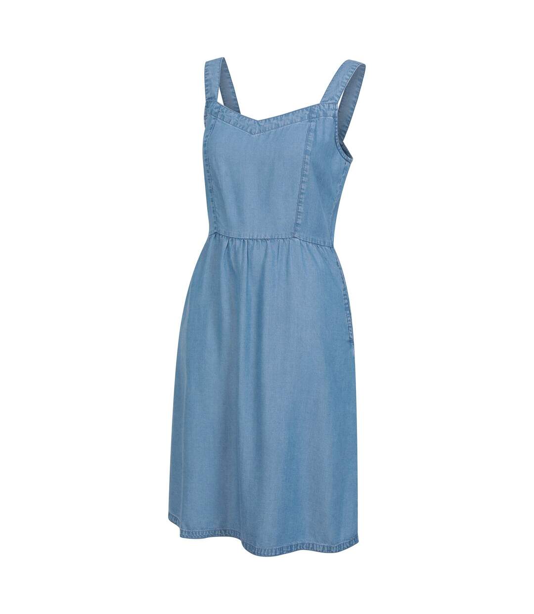 Robe mi-longue summer time femme bleu Mountain Warehouse