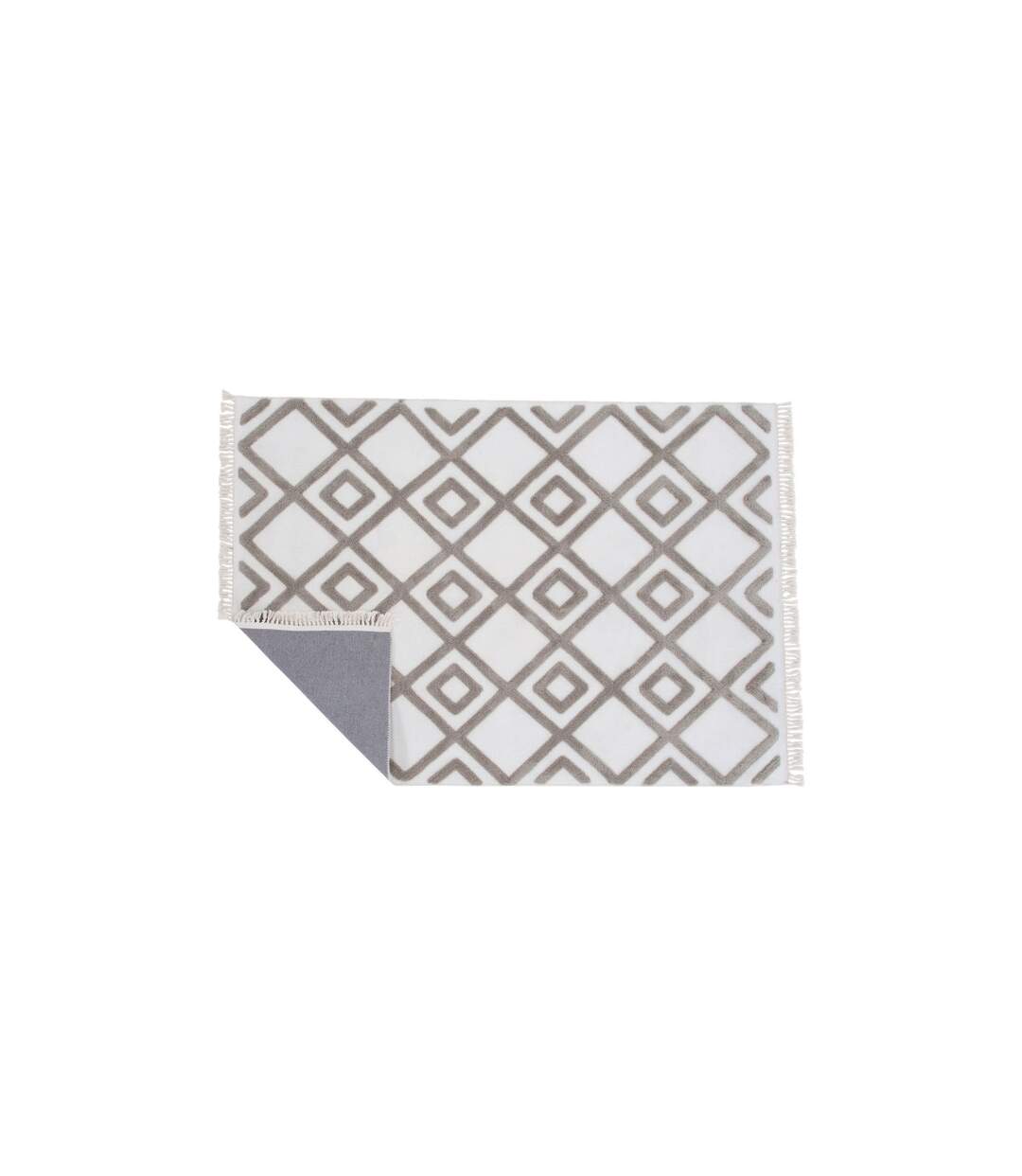 Tapis Design avec Franges Towa 160x230cm Marron-2