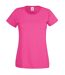 Fruit Of The Loom Ladies/Womens Lady-Fit Valueweight Short Sleeve T-Shirt (Pack Of 5) (Fuchsia) - UTBC4810