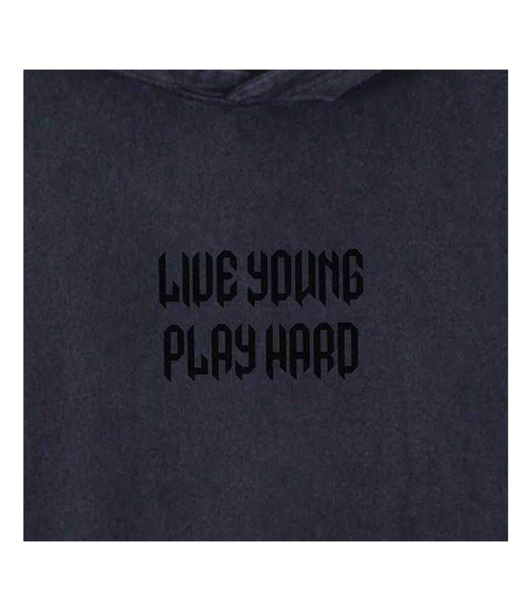 Mens Live Young Play Hard Hoodie Black LYPH-4