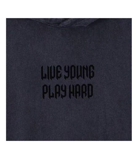 Mens Live Young Play Hard Hoodie Black LYPH