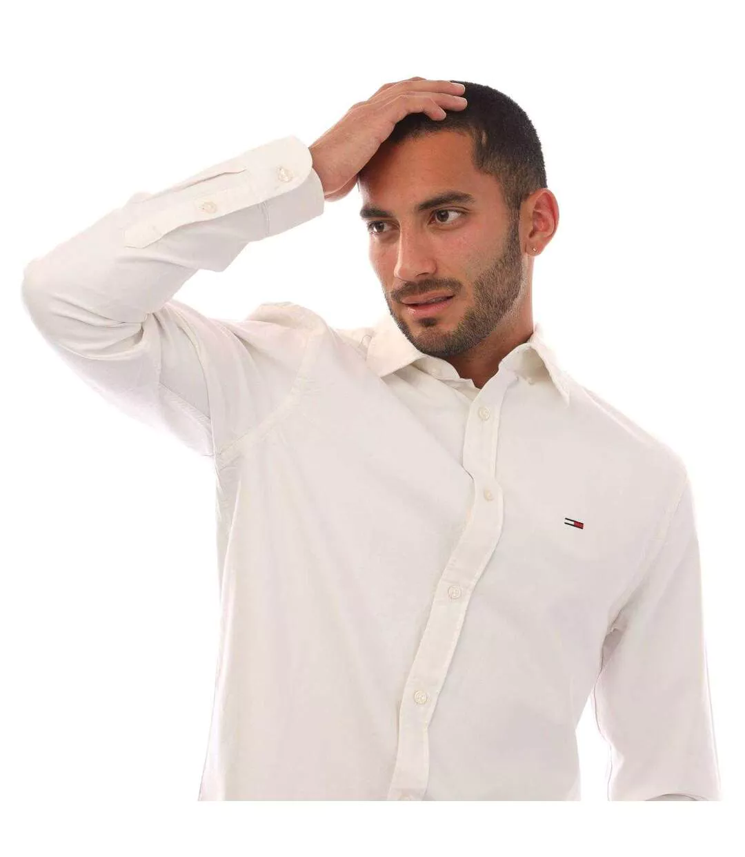 Chemise Homme Blanc Tommy Jeans-3