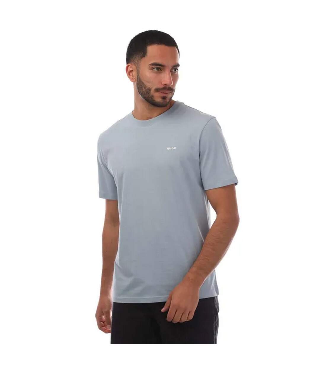 T-shirt Style Logo Dero222 Homme Bleu Hugo-2
