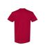 Mens Heavy Cotton T-shirt Cardinal Red Gildan-2