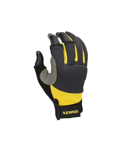 Gants de charpentier sy650 l jaune / gris / noir Stanley