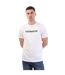 T-shirt Motif/style À Carreaux Shareck Homme Blanc Weekend Offender-2