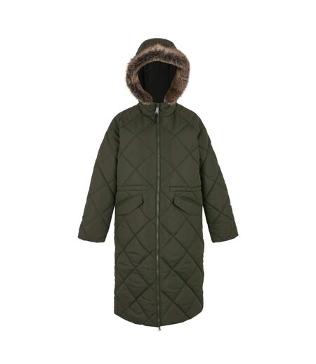 Doudoune Matelassée Freyla Femme Kaki Foncé Regatta