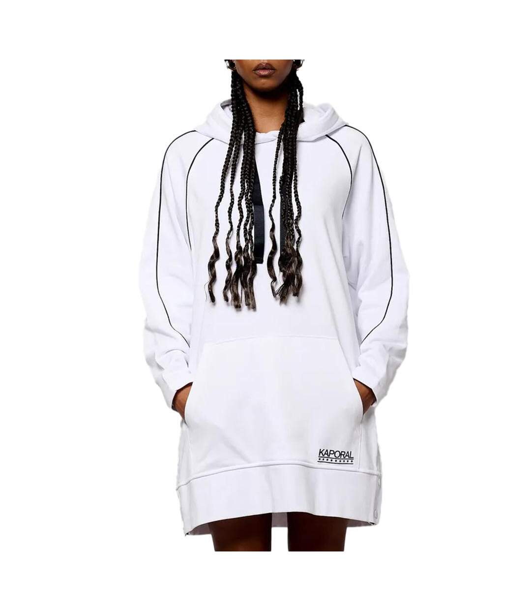 Robe sweat blanc femme kaporal vacrih-1