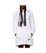 Robe sweat blanc femme kaporal vacrih-1