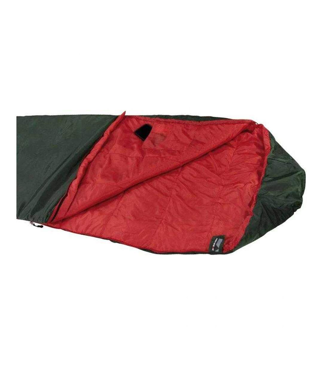 Sac De Couchage Momie Camping Lite Pak Régulier Vert Rouge High Peak-3