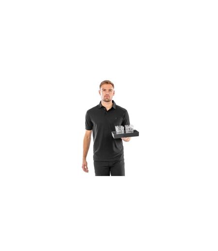 Polo Apex Homme Noir WORK-GUARD By Result