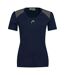T-shirt Club Tech Femme Bleu Foncé Head-1
