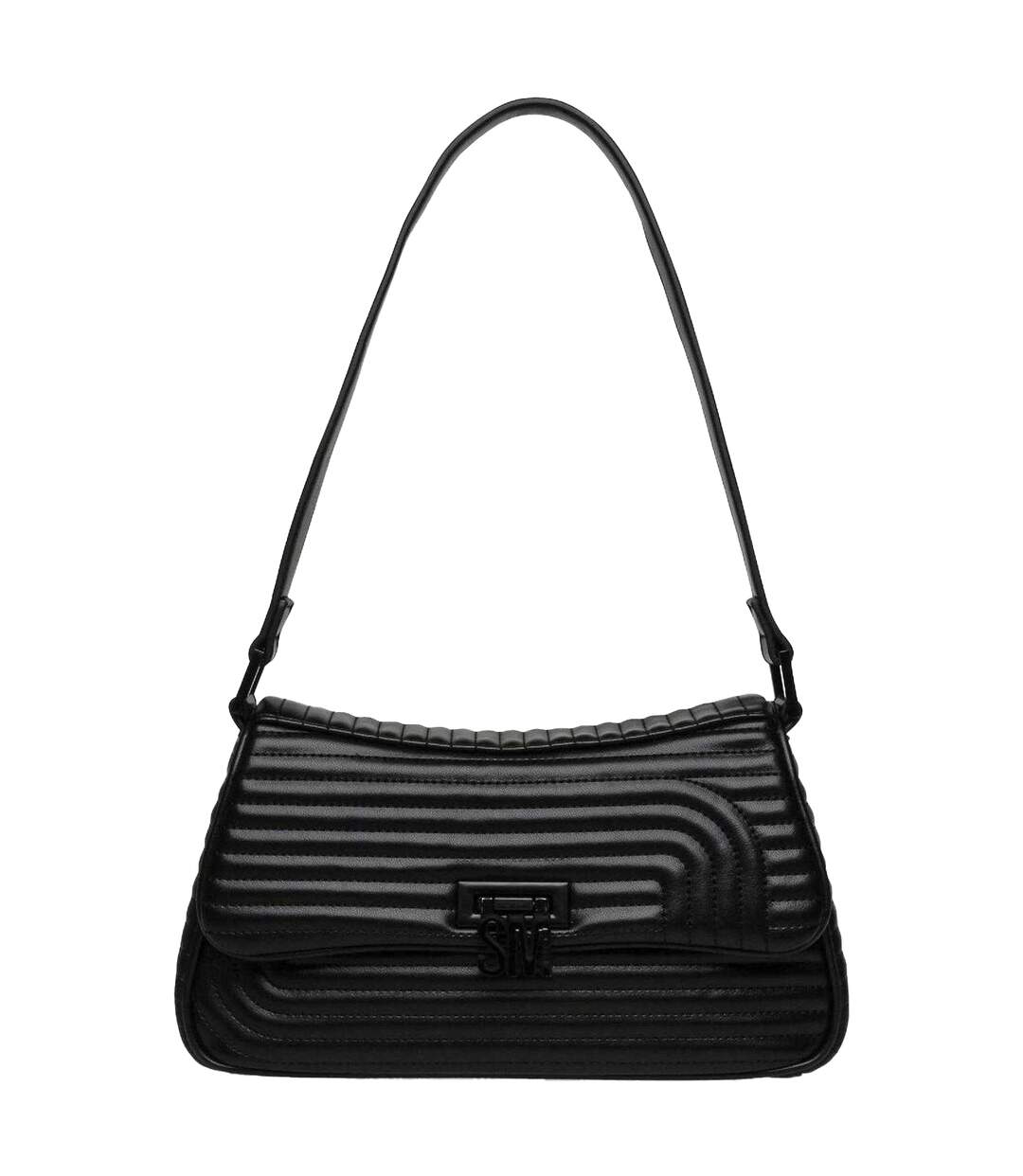 Sac Bandoulière Motif/style Matelassé Femme Taille Unique Noir Steve Madden-1