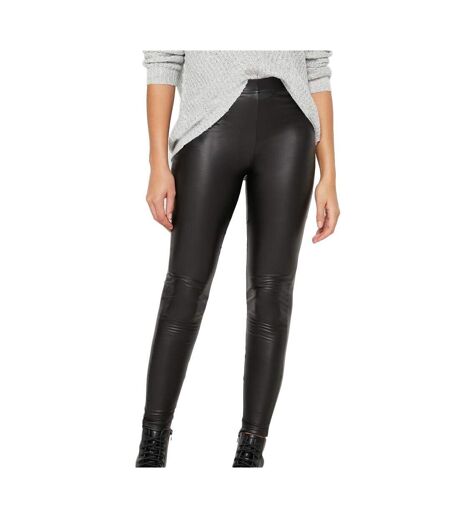 Legging Noir Similicuir Femme JDY Stine - S