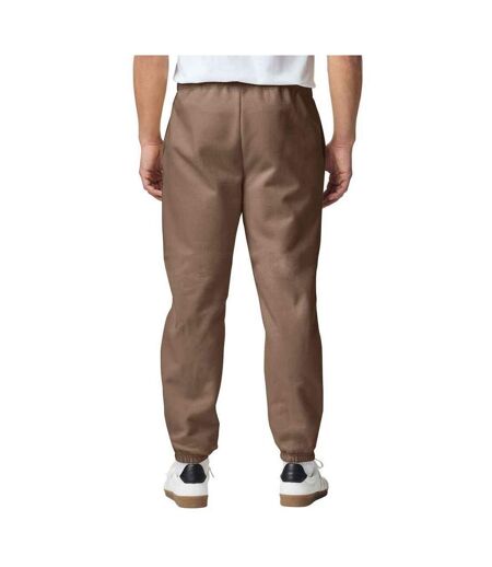 Mens softstyle midweight pocket sweatpants brown savana Gildan