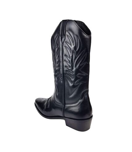 Woodland Mens High Clive Western Cowboy Boots (Black) - UTDF717