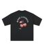 T-shirt Motif/style Cerise Homme Noir London-2