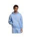 Mens Faith Is Strength Back Print Fluffy Hoodie La Foi Est Une Force Bleu Poudré Mister Tee-1