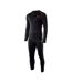 Ensemble Sous-vêtement Thermique Sorin Femme Noir Bordeaux Hi-Tec-3