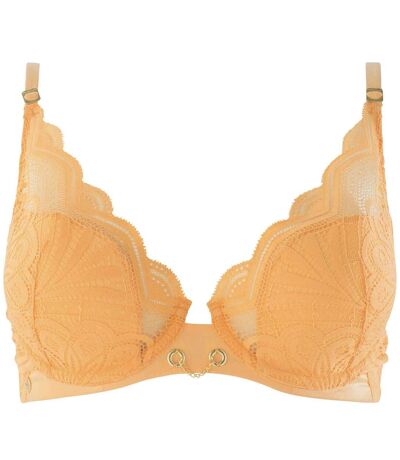 Soutien-gorge ampliforme coque moulée orange Laura