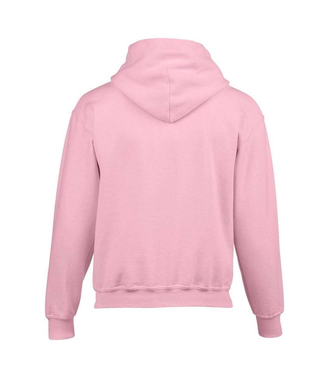 Sweat à capuche unisexe rose clair Gildan-2