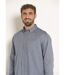 Chemise manches longues coton reliefé-4