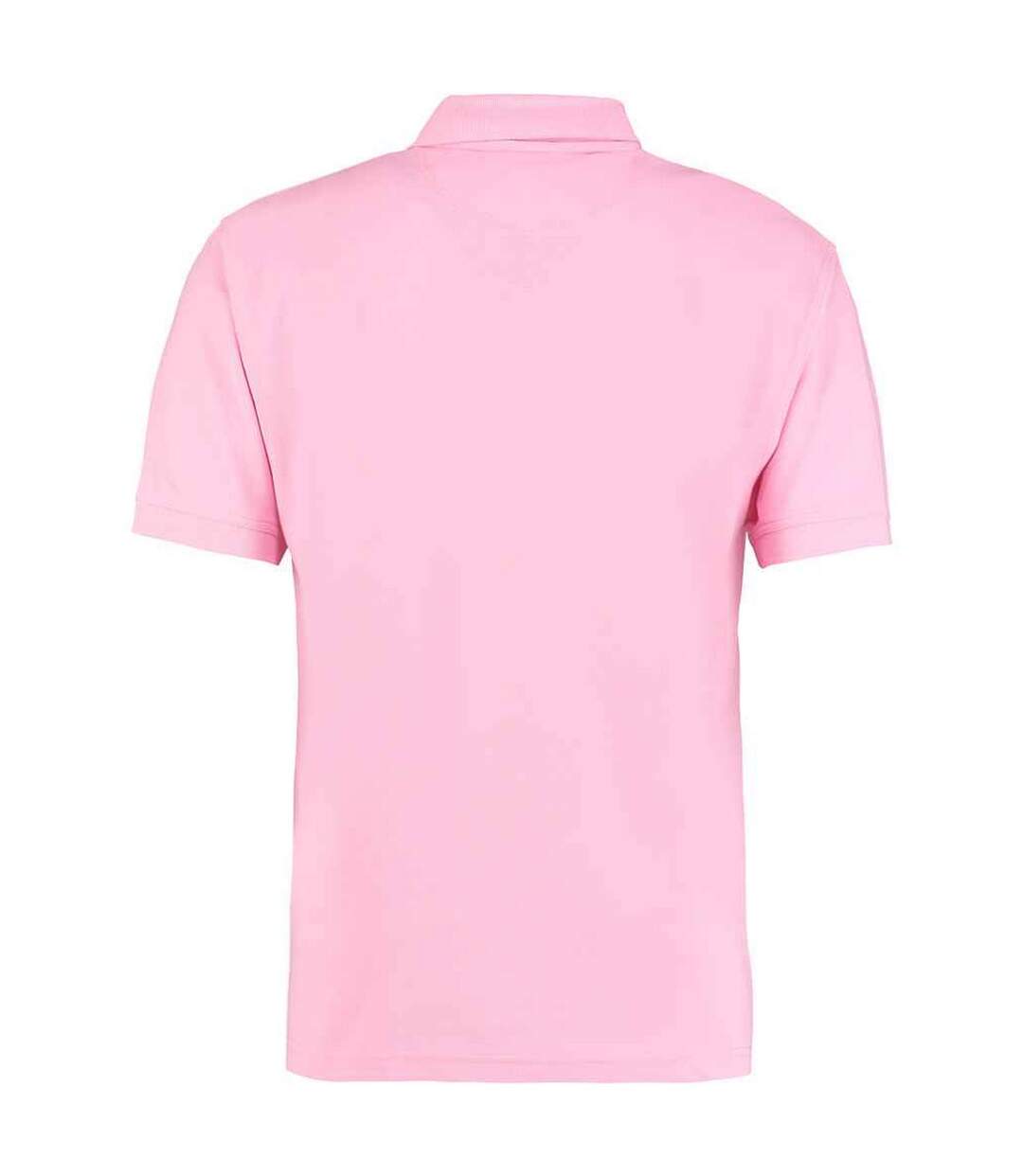 Mens klassic piqué polo shirt pink Kustom Kit-2