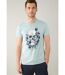 T-shirt homme avec tête de mort THISTLE