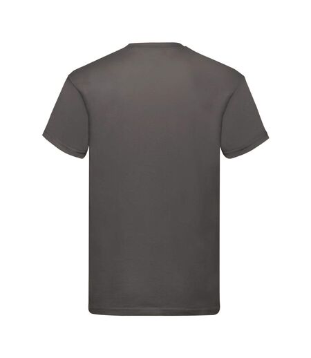 Fruit Of The Loom Mens Original Short Sleeve T-Shirt (Light Graphite)