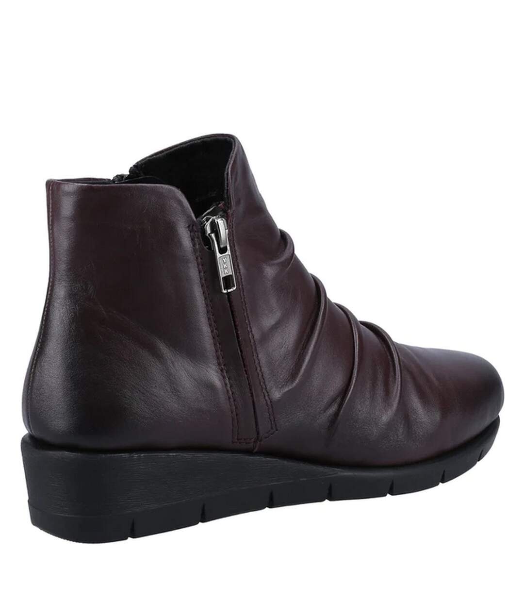 Bottines plockton femme bordeaux Fleet & Foster-2