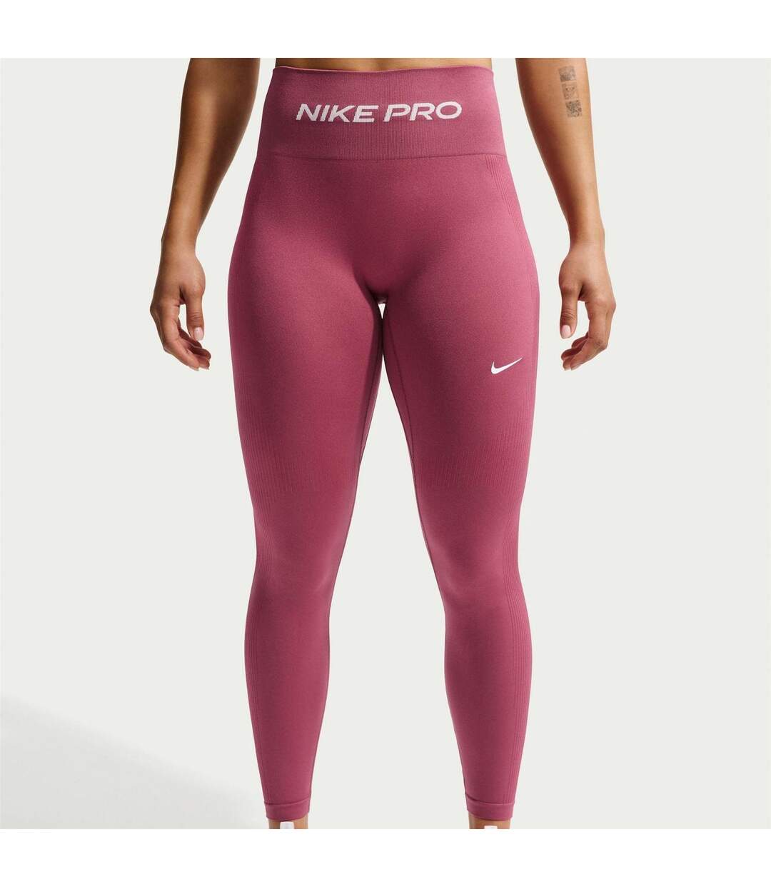 Legging Pro Femme Rose Fumé Nike-4