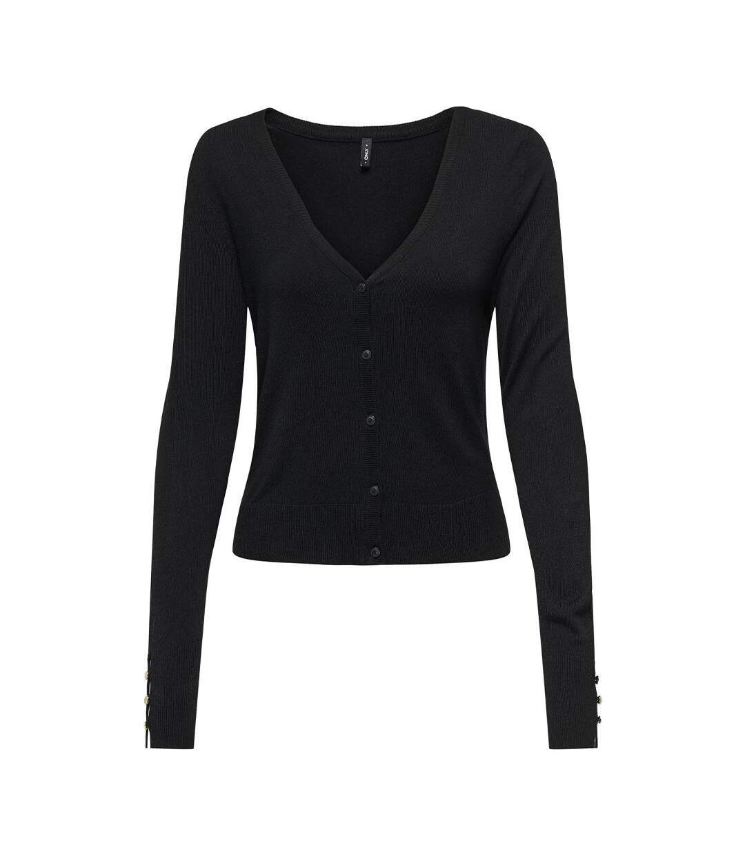 Gilet noir femme only minna-1