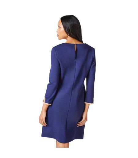 Robe droite femme bleu marine Principles