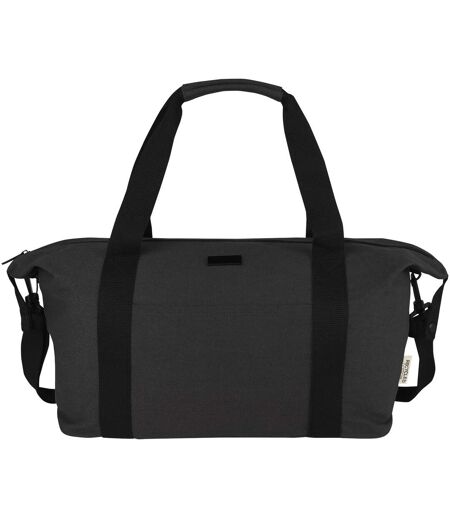 Joey Canvas Sports Recycled Duffle Bag (Solid Black) (One Size) - UTPF4214